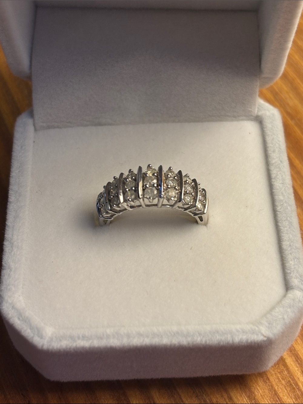 Diamond Cluster Ring